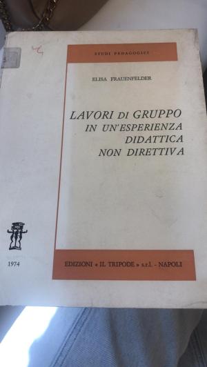 Lavori di gruppo in un'esperienza didattica non direttiva